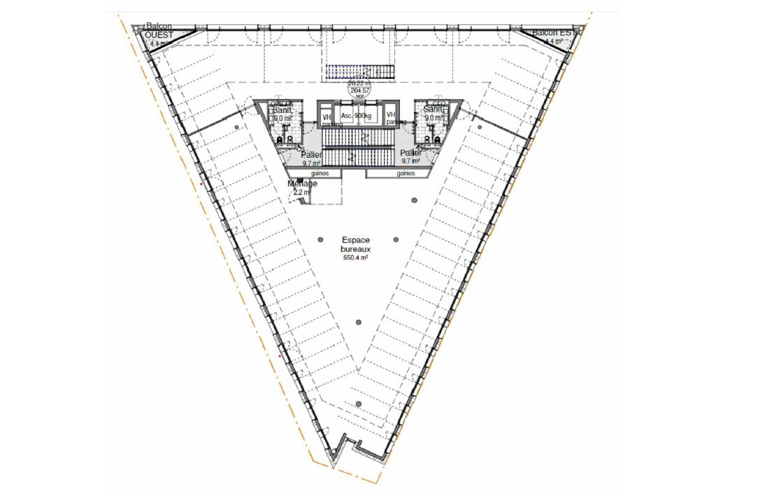 Bureau Villeurbanne 2061m² Location bureau Villeurbanne Rhône OLBUR2313729 31